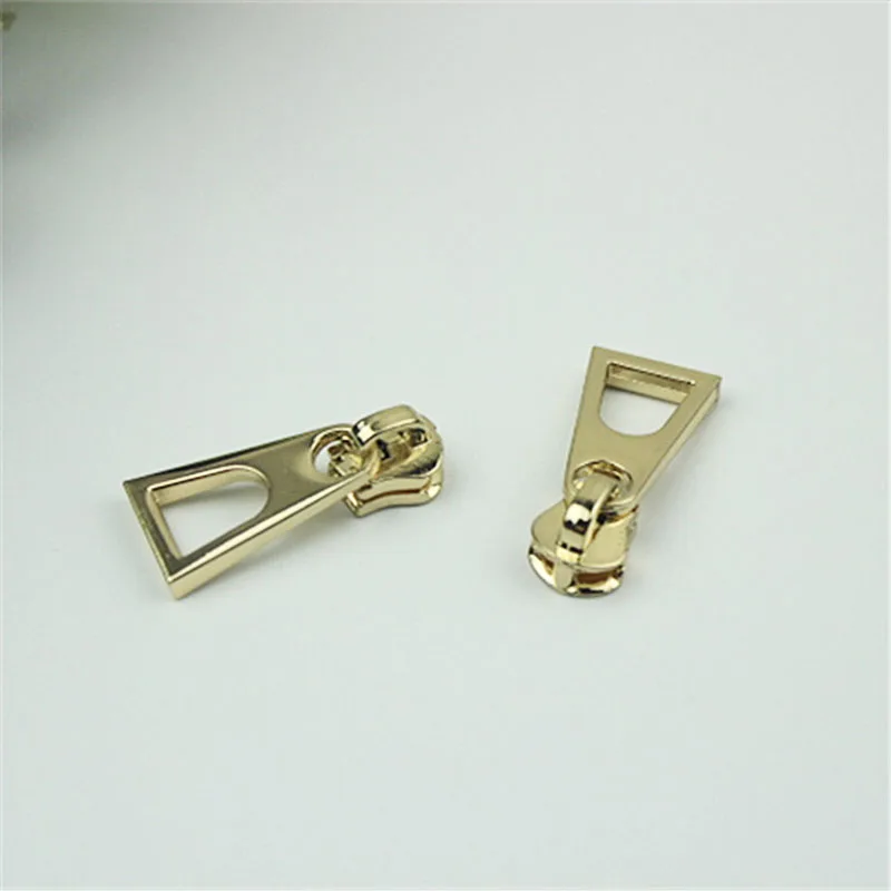 30pcs 5# Zipper Slider Puller for Metal Zippers DIY Bag Jacket Zip Head Slider Clothes Zips Head Repair Fitting Kit