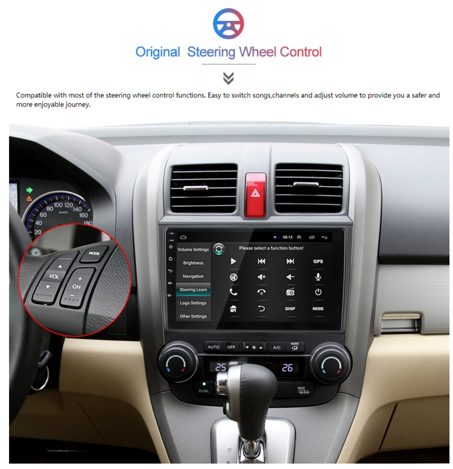 9-дюймовый автомобильный стерео радио GPS WIFI BT DAB Mirror Link OBD для Android 9.1