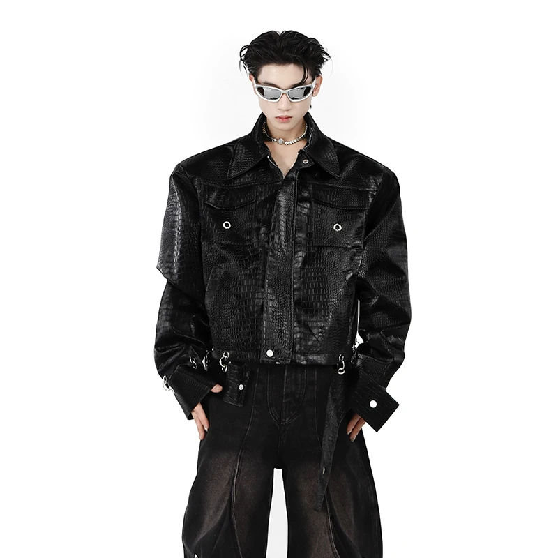 Fashion 2022 customized Oem Classic Biker black Jacket vintage Motorcycle Pu Faux Leather Jacket Mens blazer masculino