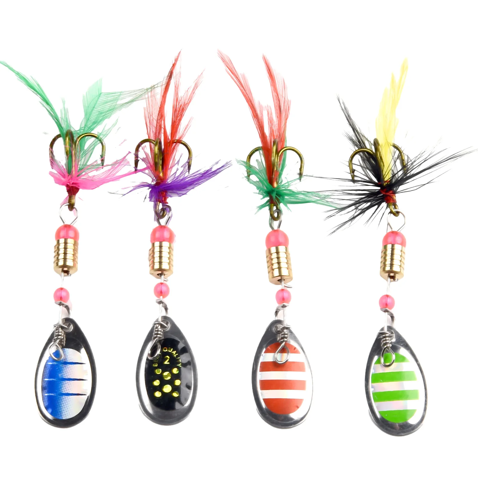 

Bait Fishing Spinner With Carry Bag With A Hook 16pc Fishing Wobbler Pike Crochet Kit Set High Quality Material
