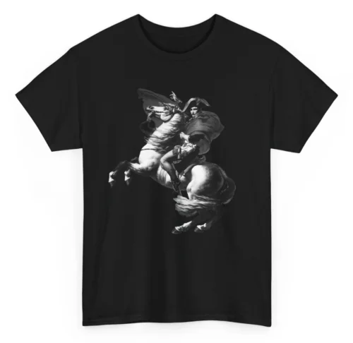 Футболка с изображением Наполеона пленка Бонапарта Ватерлоо рисование