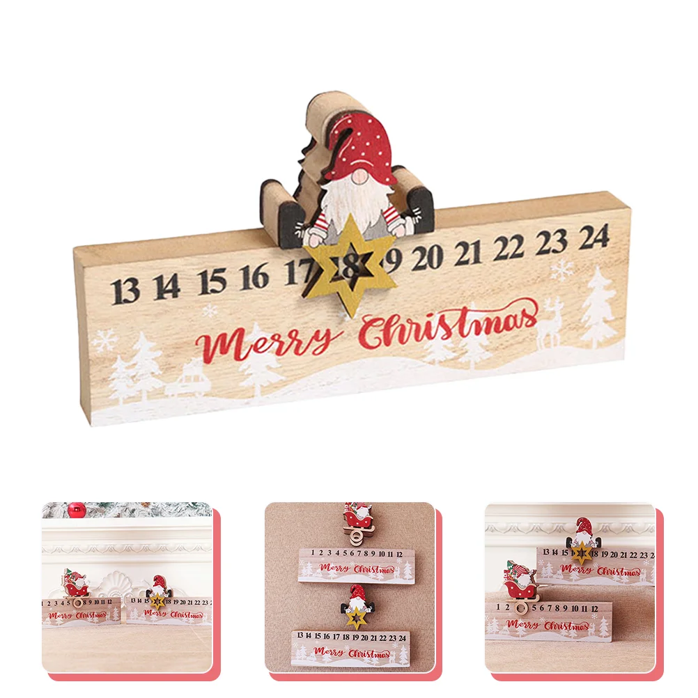 

Календарь, декоративная деревянная Фигурка «Деда Мороза»
