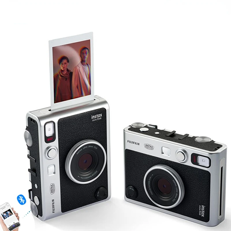 

New Fujifilm Instax Mini Evo Instant Camera Smartphone Photos Printer + (Optional Instax Mini White Film 20 sheets)