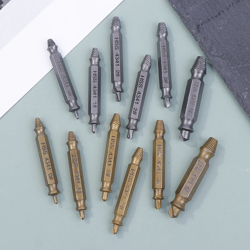 Экстрактор поврежденного винта. Набор для удаления сломанного болта. Инструмент