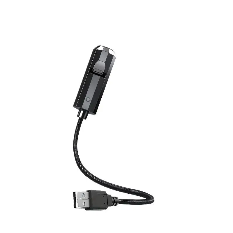 Фото Светодиодный USB-проектор в форме гриба: лампа-проектор с эффектом листьев и звездного неба, декоративный светильник для потолка и стен, ночник №5