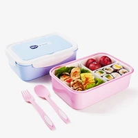 1400ml microwave lunch box for kids school eco friendly food grade bpa bento box kitchen plastic food container lunchbox