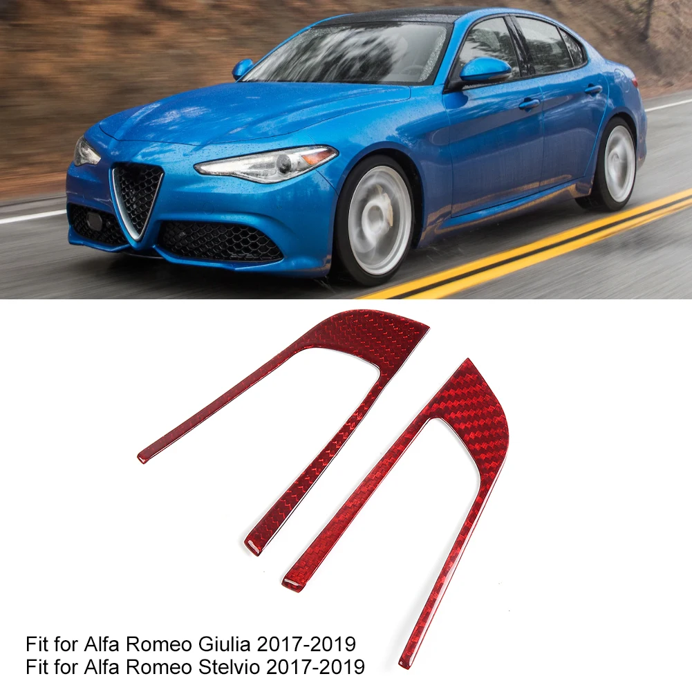 2 шт. Углеродное волокно накладка на пуговицу рулевого колеса внутренняя крышка