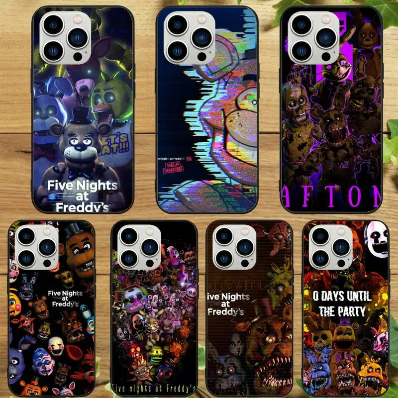 Five-Nights-At-Freddys Phone Case For iPhone 14 13 12 11 Pro Max Mini XS XR