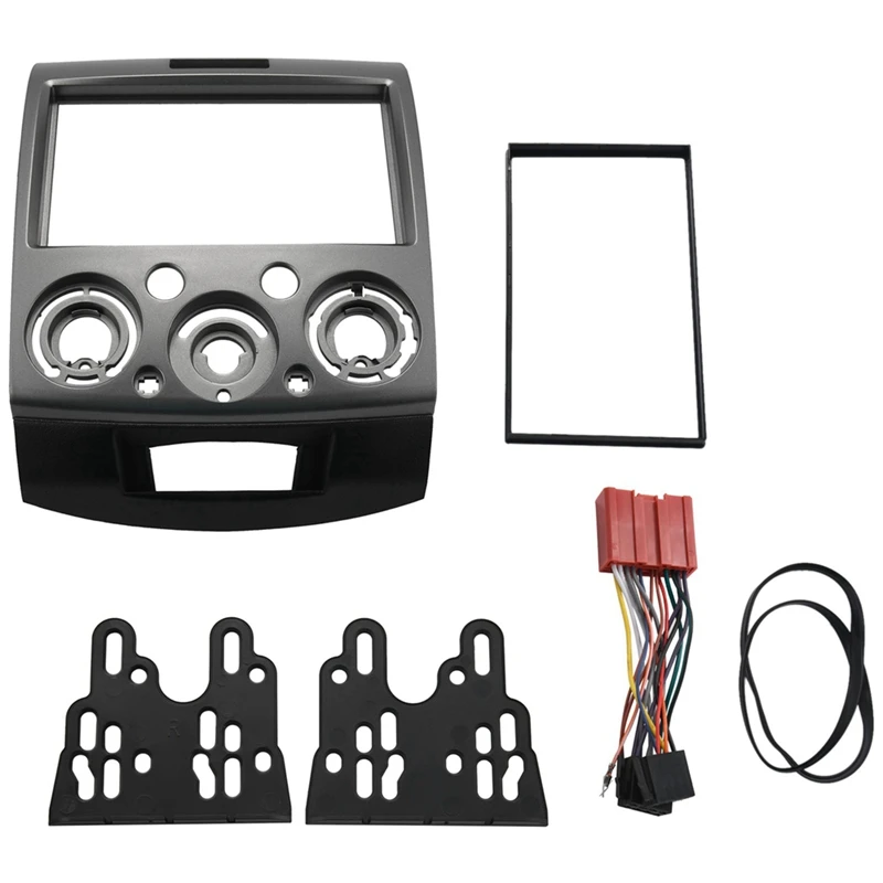 

Radio Stereo Panel For Ford Everest Ranger Mazda Bt-50 Bt50 Double 2 Din Fascia Dash Installation Trim