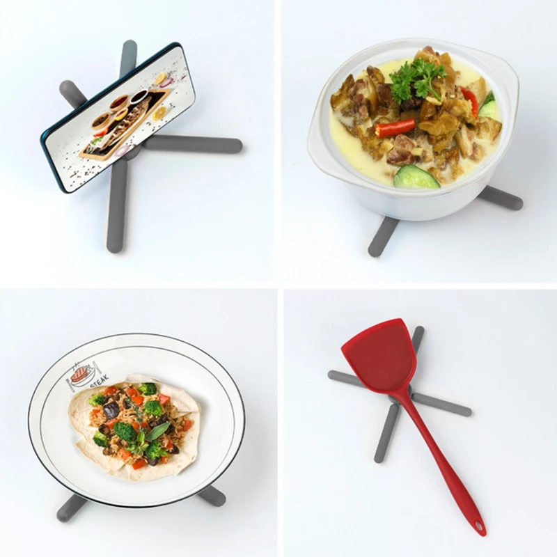 

Силиконовая тарелка, крестообразный коврик, Настольная теплоизоляция, коврик для сковороды