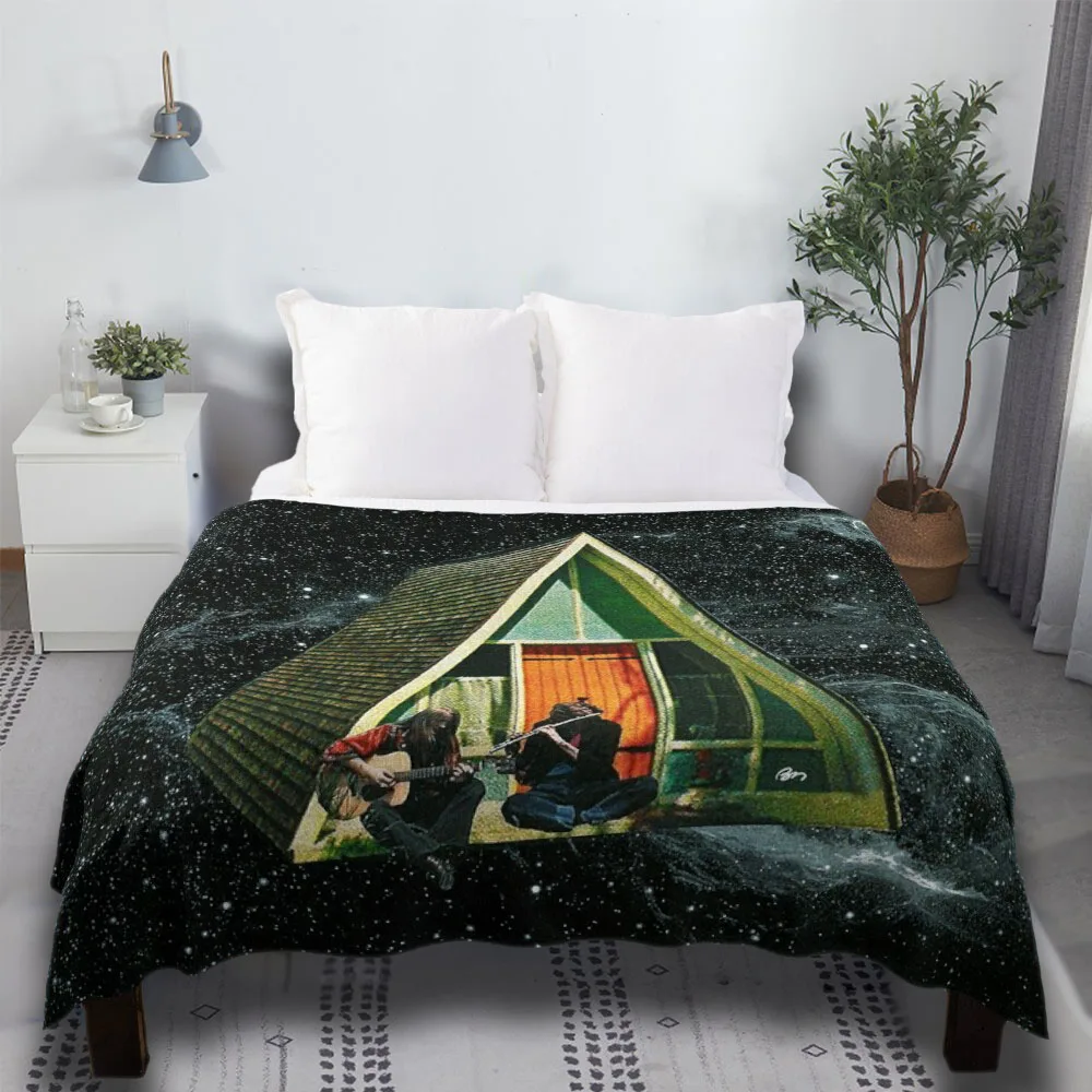 

A House In Space Bunk Beds Sofa Couch Cotton Throw Blanket