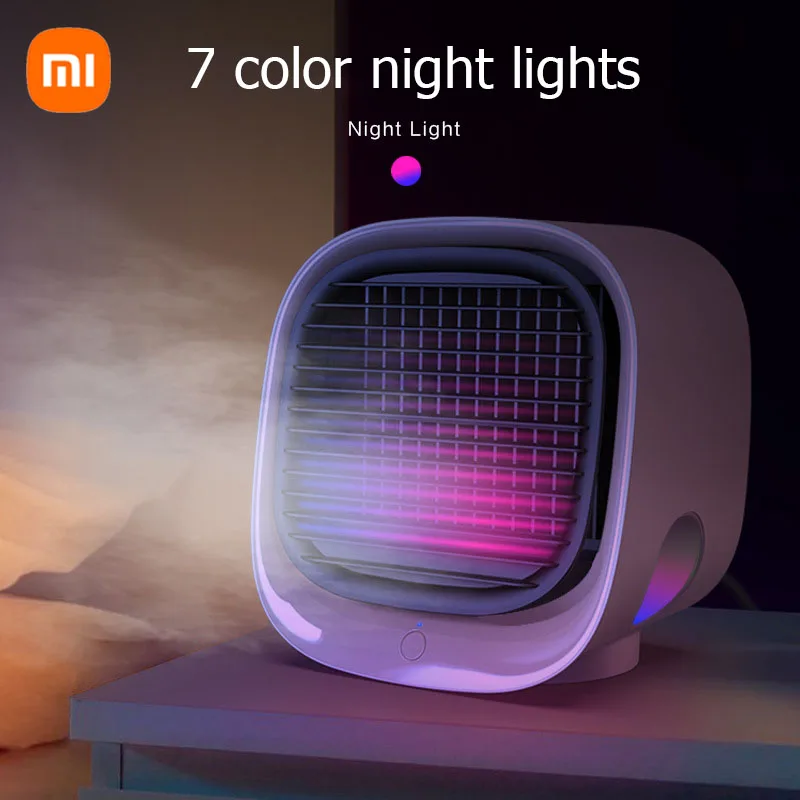 

Xiaomi Air Conditioner Air Cooler Humidifier Purifier Portable For Home Room Office 3 Speeds Desktop Quiet Cooling Fan