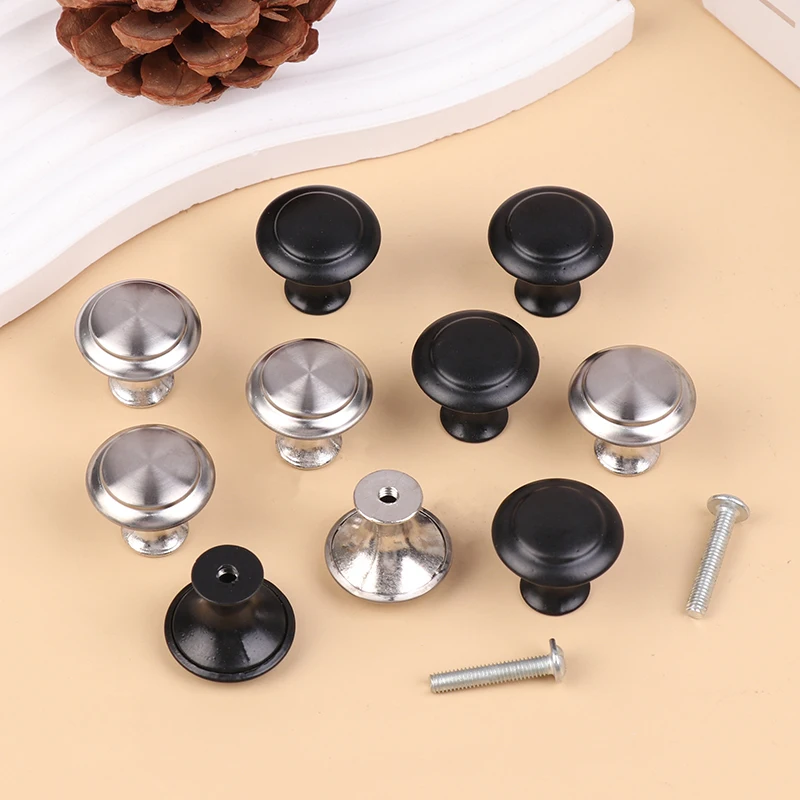 5 шт. ручки для кухонного шкафа из нержавеющей стали серебристый матовый черный