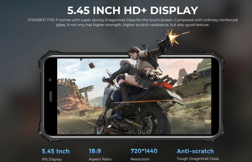 Fossibot F101 P процессор MTK6768 120 Гц 5 45 дюйма ультраэкономичный 4G смартфон с тремя