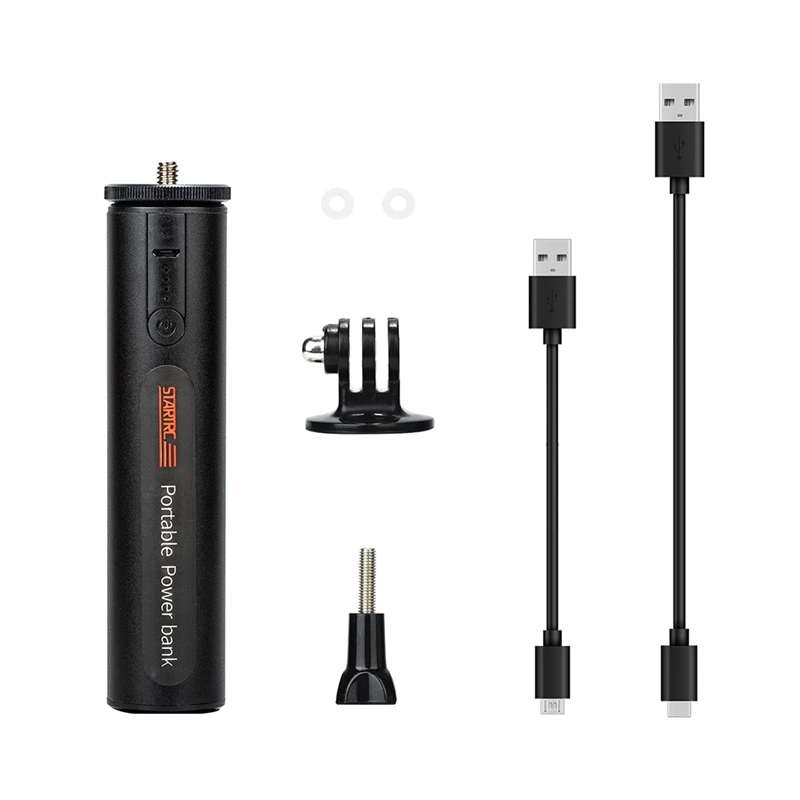 

STARTRC Power Bank Hand Grip Aluminum 6800Mah Battery Handle For DJI OM5/OM 4/SE Smartphone Osmo Pocket Action Camera