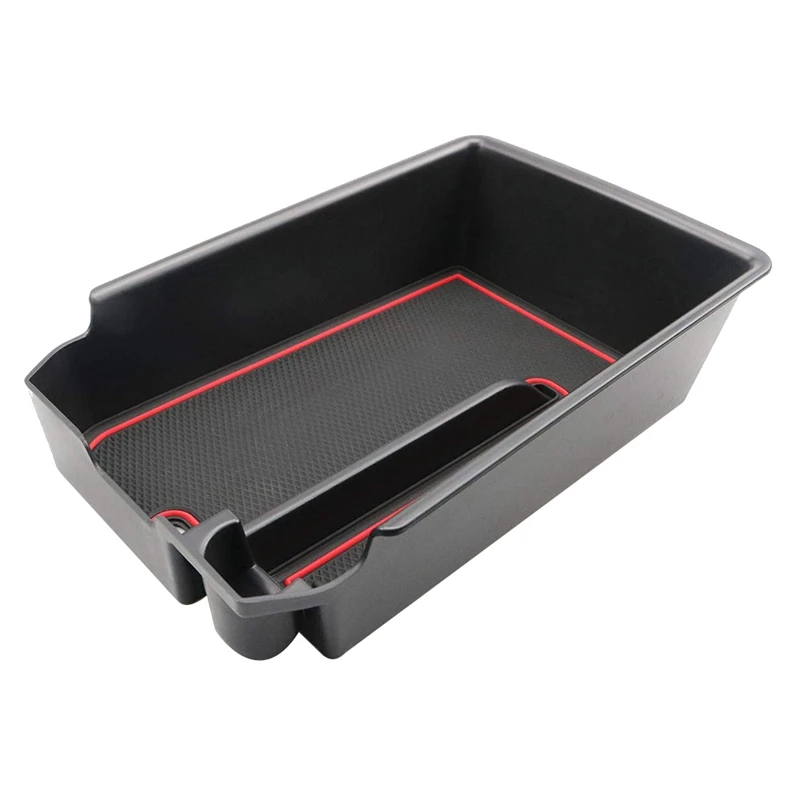 For BMW X3 G01 X4 G02 2018-2021 Car Central Console Armrest Box Storage Box Pallet Tray Container with Rubber Mat