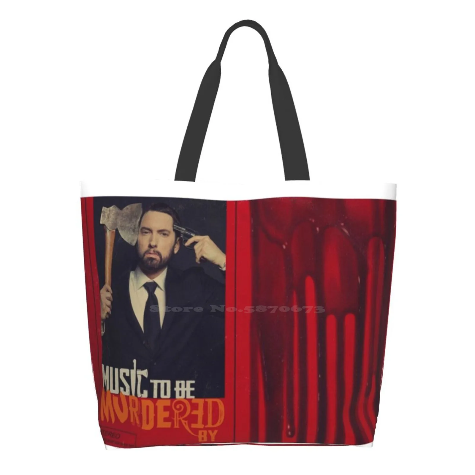 

Сумка через плечо для девушек, с надписью «Music To Be Kill»