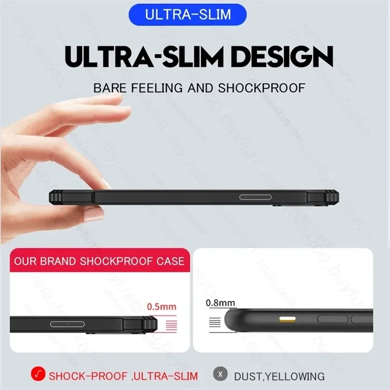 Прозрачная акриловая задняя крышка для Samsung Galaxy M35 металлический чехол