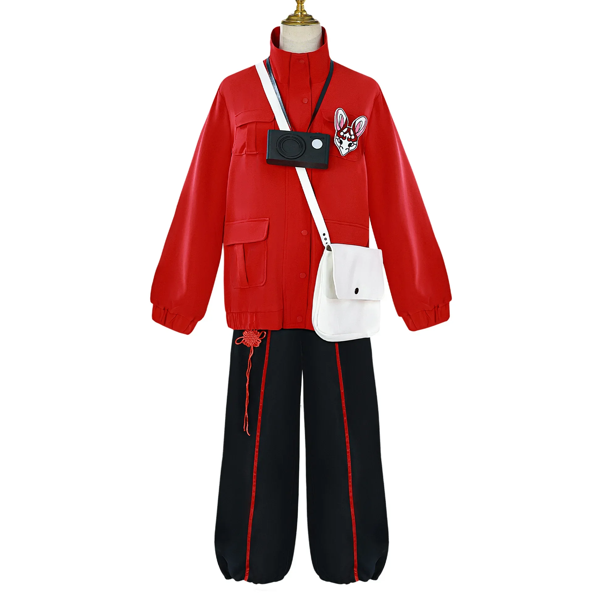 Аниме игра голова семь сказок косплей похоронный костюм парик Li Yuting одежда