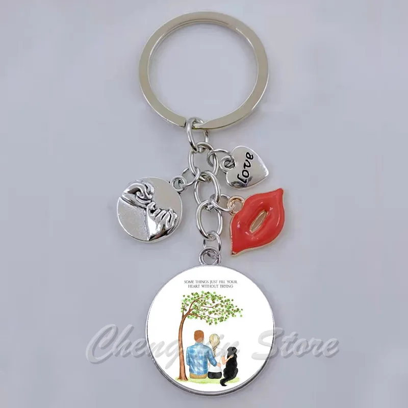 Брелок сделай сам брелок-украшение для домашних питомцев семейного отца собаки