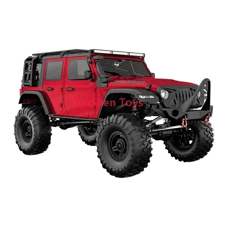 Фото Новый Huangbo 1:10 R1011-r1014 Wrangler, полноразмерная модель автомобиля с дистанционным управлением, высокоскоростной внедорожный игрушечный автомобиль для скалолазания, обновление Hb №5