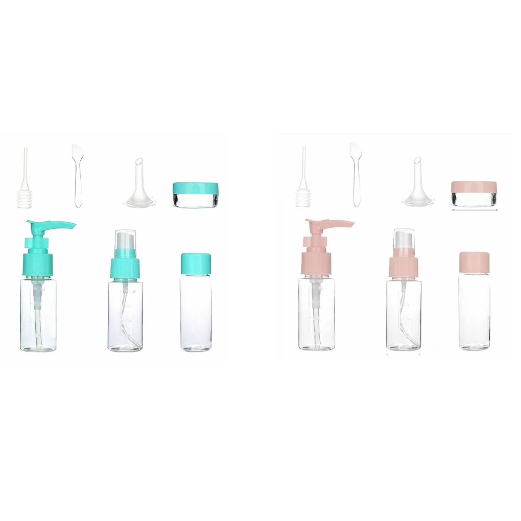 

11Pcs Set Travel Bottles Empty Cosmetics Dispenser Toiletry Container