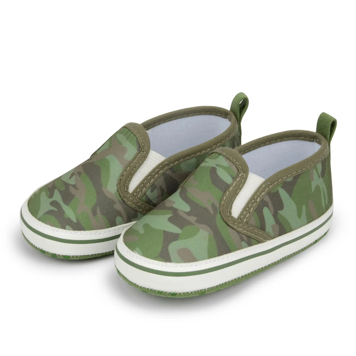 

Newborn Baby Boys Girls Casual Shoes Green Camo Sneakers Non-slip Soft Sole Toddler Shoes First Walkers 0-18Months