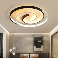 led ceiling lamps 60w modern aluminum dimmable ceiling lights for living room kitchen bedroom shop bar home fixture decor lamp