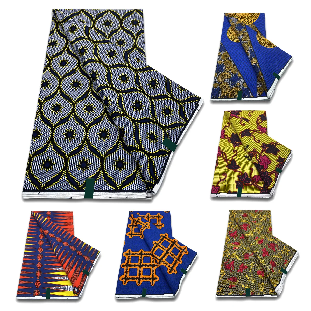 

100% Cotton Veritable Real Wax Newest Soft Comfortable Ankara Wax Fabric Original African Wax Print Fabric Tissue Nigeria Style