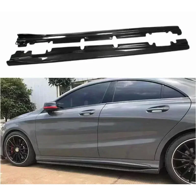 Для Mercedes-Benz CLA W117 180 200 220 260 CLA45 2014-2019 комплект боковых панелей юбки для тела крышка
