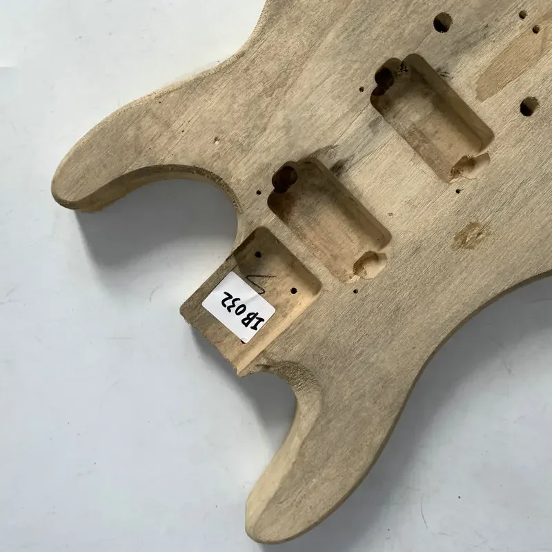 IB032 Nature Solid Basswood для струн через корпус электрогитары HH звукосниматели замены и DIY