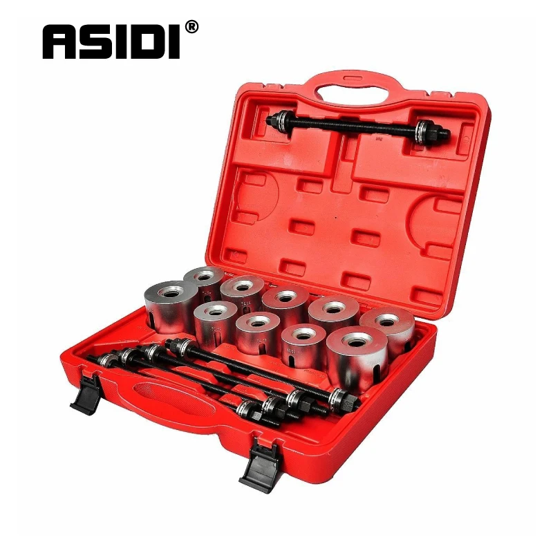 

ASIDI 27pcs Universal Press and Pull Sleeve Kit Bush Bearing Removal Insertion Tool Set Repair Tool