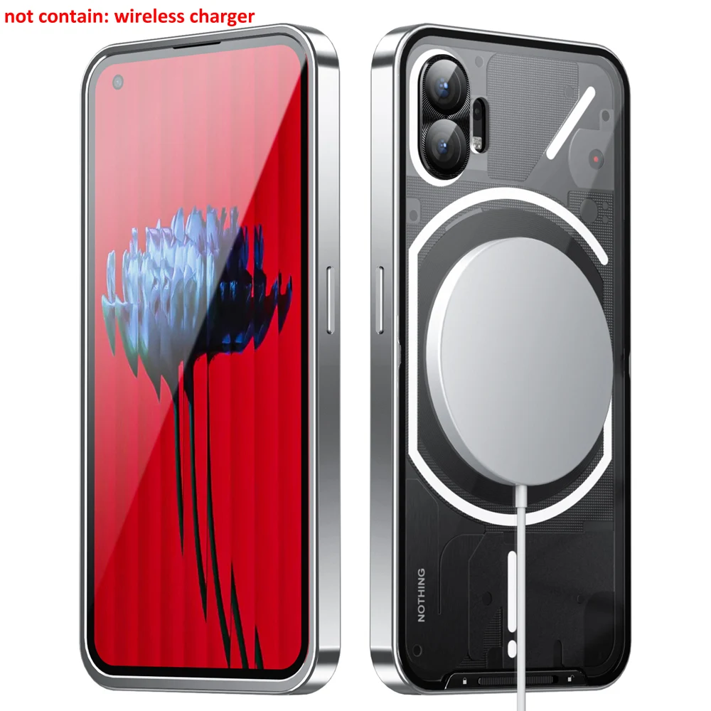 Магнитный беспроводной бампер с металлической рамкой для Magsafe - купить по