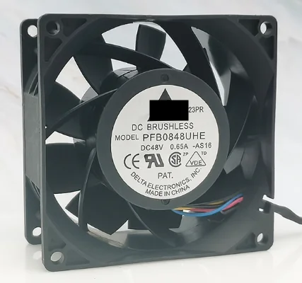 

Brand new original 8CM air volume fan 8038 48v 0.65a PFB0848UHE cooling fan