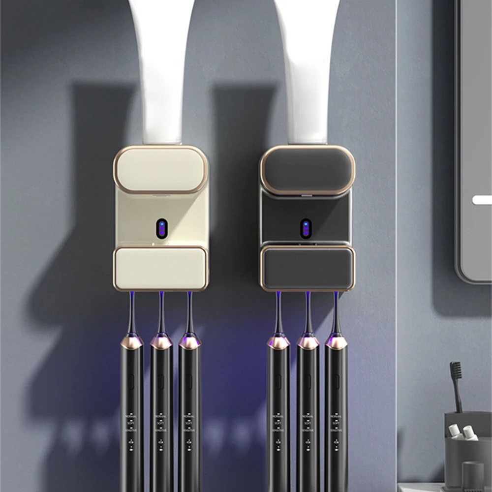 Автоматический Дозатор зубной пасты умный сенсор USB зарядка держатель для зубных