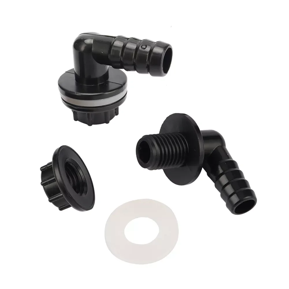 

3/8" Thread to 14mm 90 Degree Elbow Drainage Connector Aquarium Fish Tank Drain Coupling Adapters Irrigation Water Pipe Joi