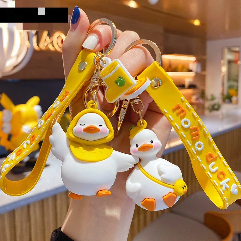 

6 шт. Модный милый брелок, брелок, кольцо для ключей, необычный мультяшный брелок, подвеска для автомобиля, Веселый брелок, Прямая поставка