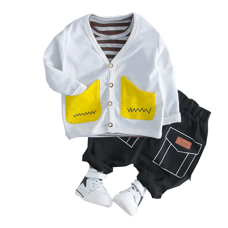 

Baby Boys Girls Clothing Sets Spring Autumn Kids Clothes Toddler Infant Outfits Kids Coats T Shirt Pants Children Tracksuit