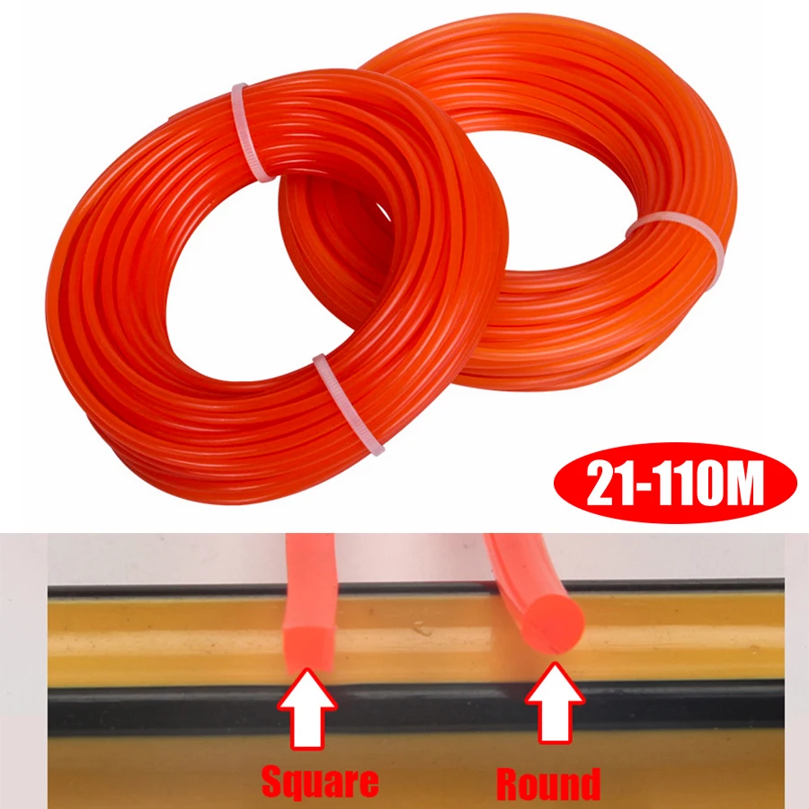 Круглая и квадратная Нейлоновая Щетка для триммера 2/2 7/3/3 5/4 мм