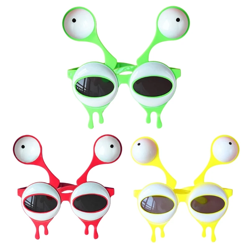 

Забавные солнцезащитные очки Alien, реквизит для фотокамеры, очки для Luau и Summer-праздничные принадлежности для клуба Livehouse-