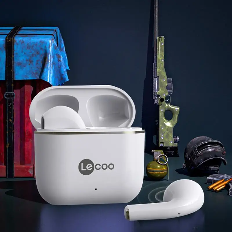 

Lecoo C7 Bluetooth Hearphones Wireless Headset 5.1 Sport Earphones HiFi Stereo Music Earbuds With Charging Box For IOS Android