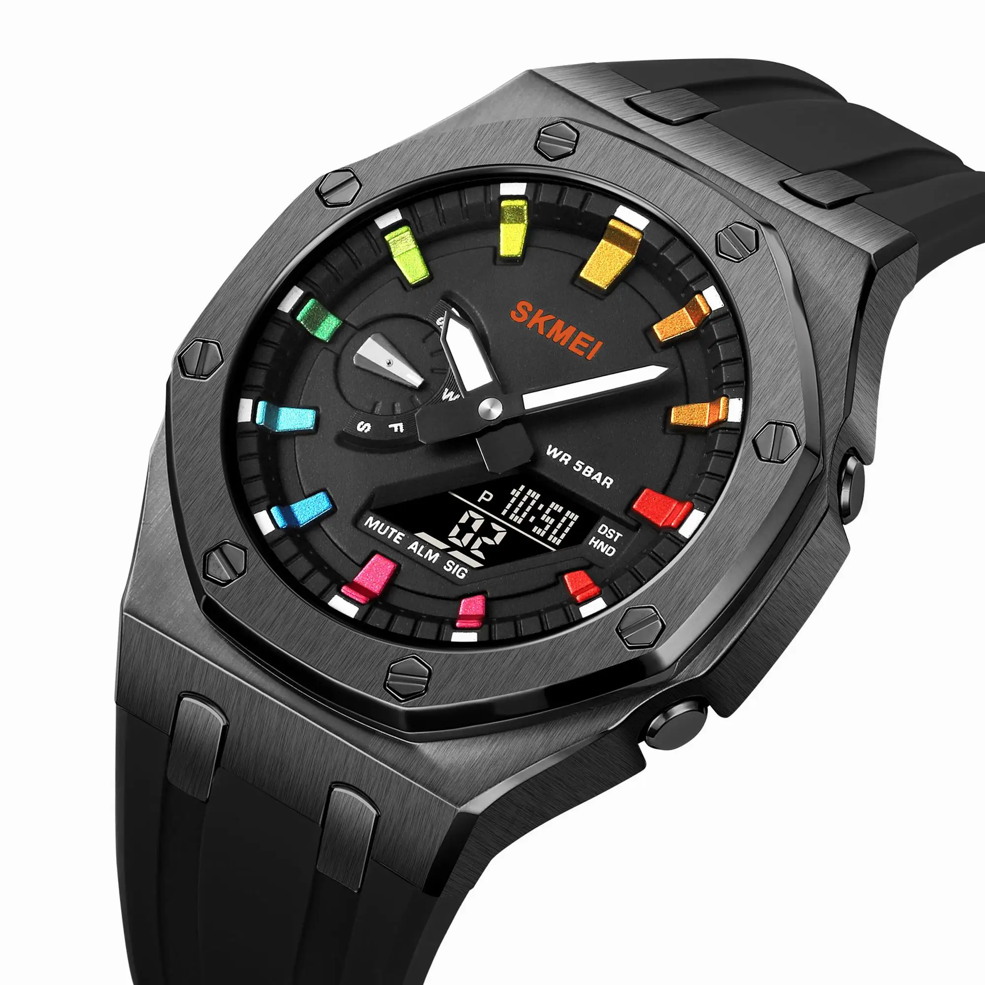 

Wholesale Waterproof Watch 5 Alarms Skmei 2243 Relojes Sport Men Watch Relogio Quartz Analog Digital Watches Wrist