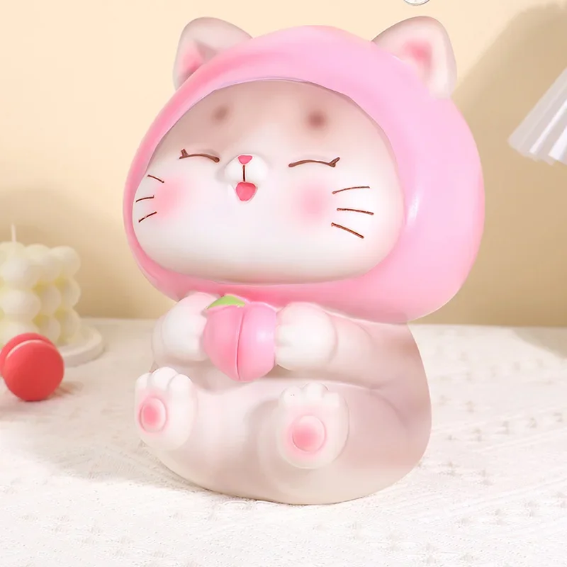 Большая экономичная копилка безопасная фруктовая кошка игрушка счастливая