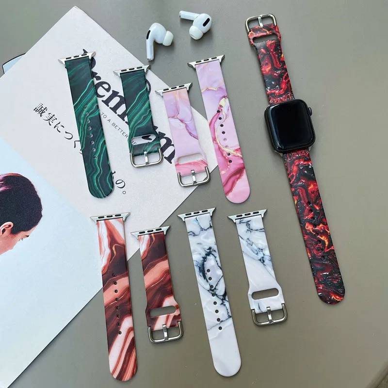 

Ремешок силиконовый для Apple Watch band 45 мм 41 мм 44 мм 40 мм 38 мм 42 мм