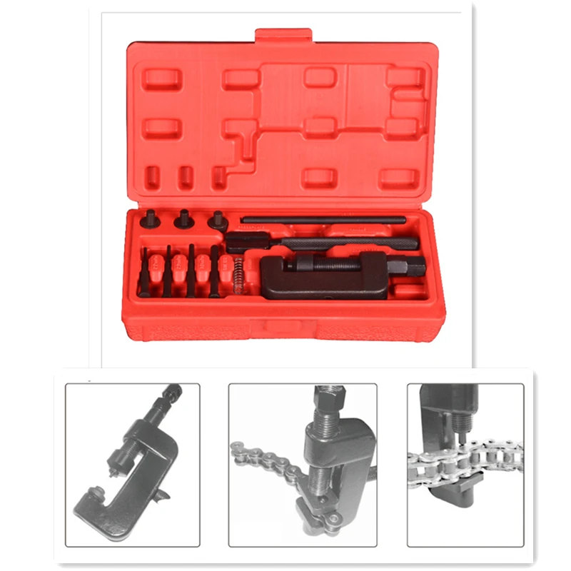 Сплиттер звеньев цепи для мотоцикла и велосипеда заклепочная Клепка набор