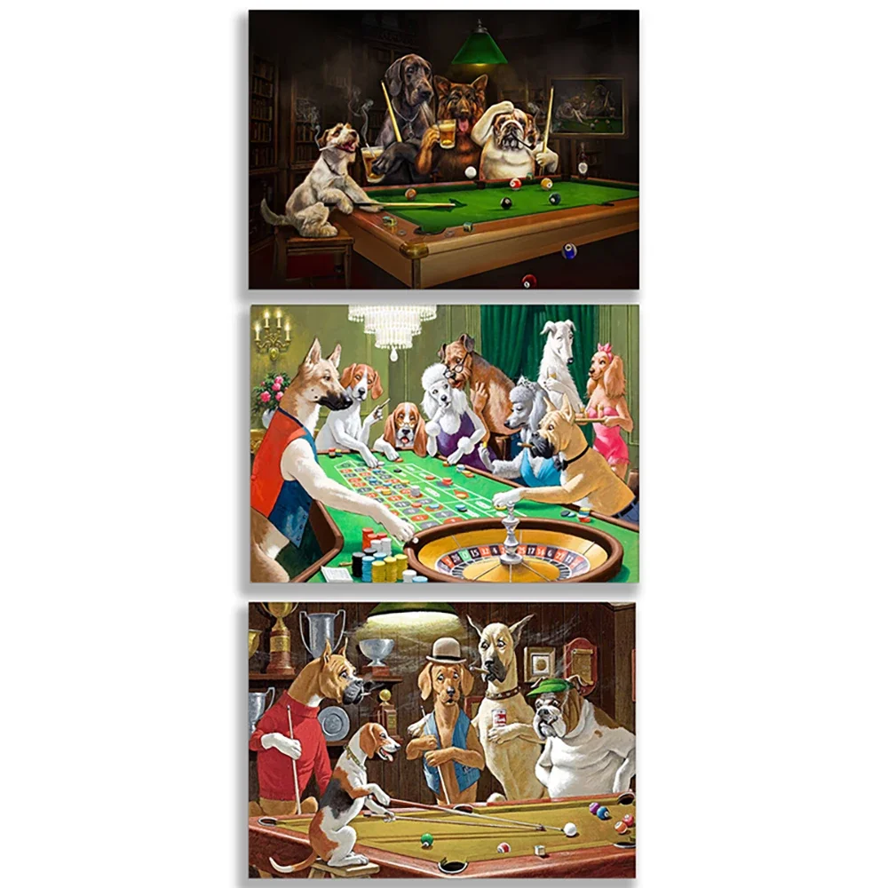 Печать на бильярде украшение для бильярдной комнаты рулетка игры в собаку