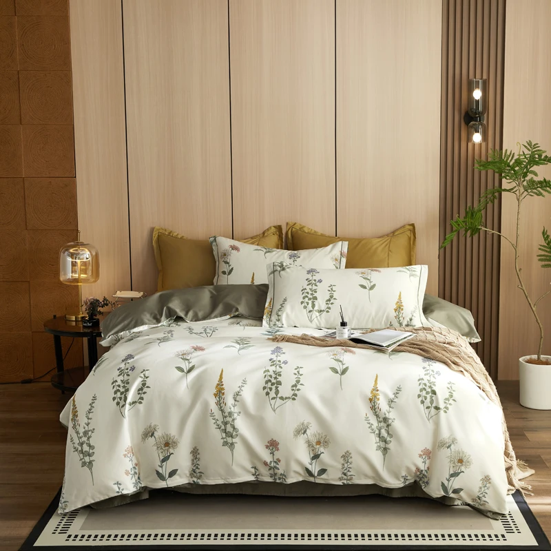 

Комплект постельного белья Svetanya из египетского хлопка, цветное, двуспальный