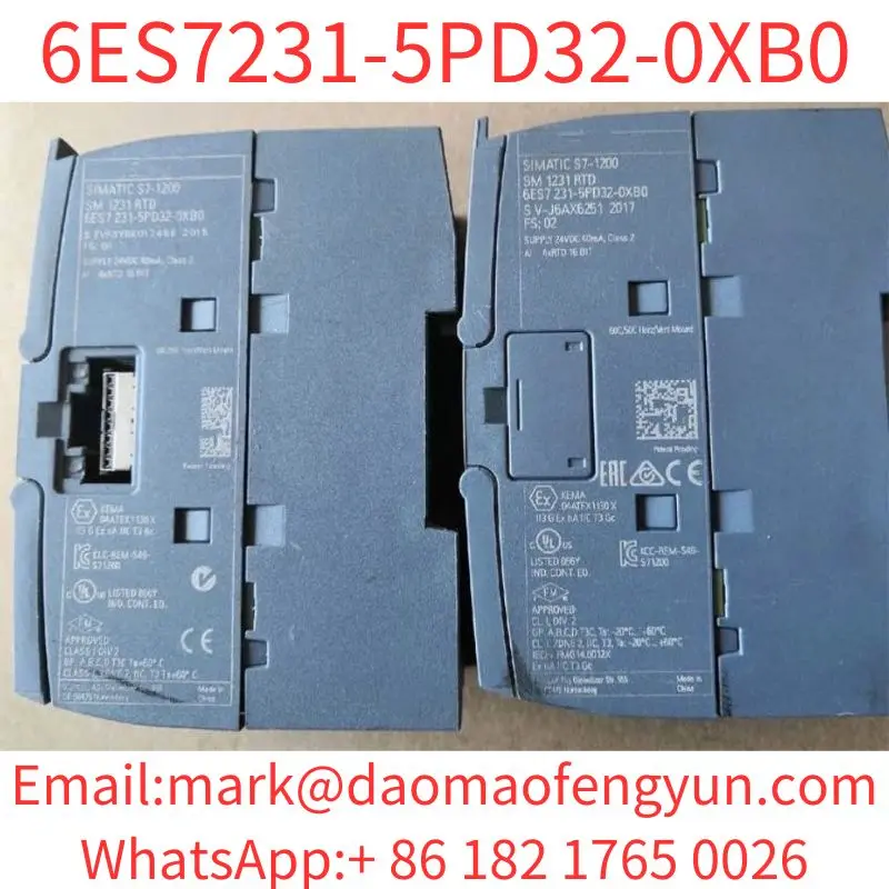 6ES7231-5PD32-0XB0 SIMATIC S7-1200 аналоговый вход SM 1231 RTD 4xAI модуль