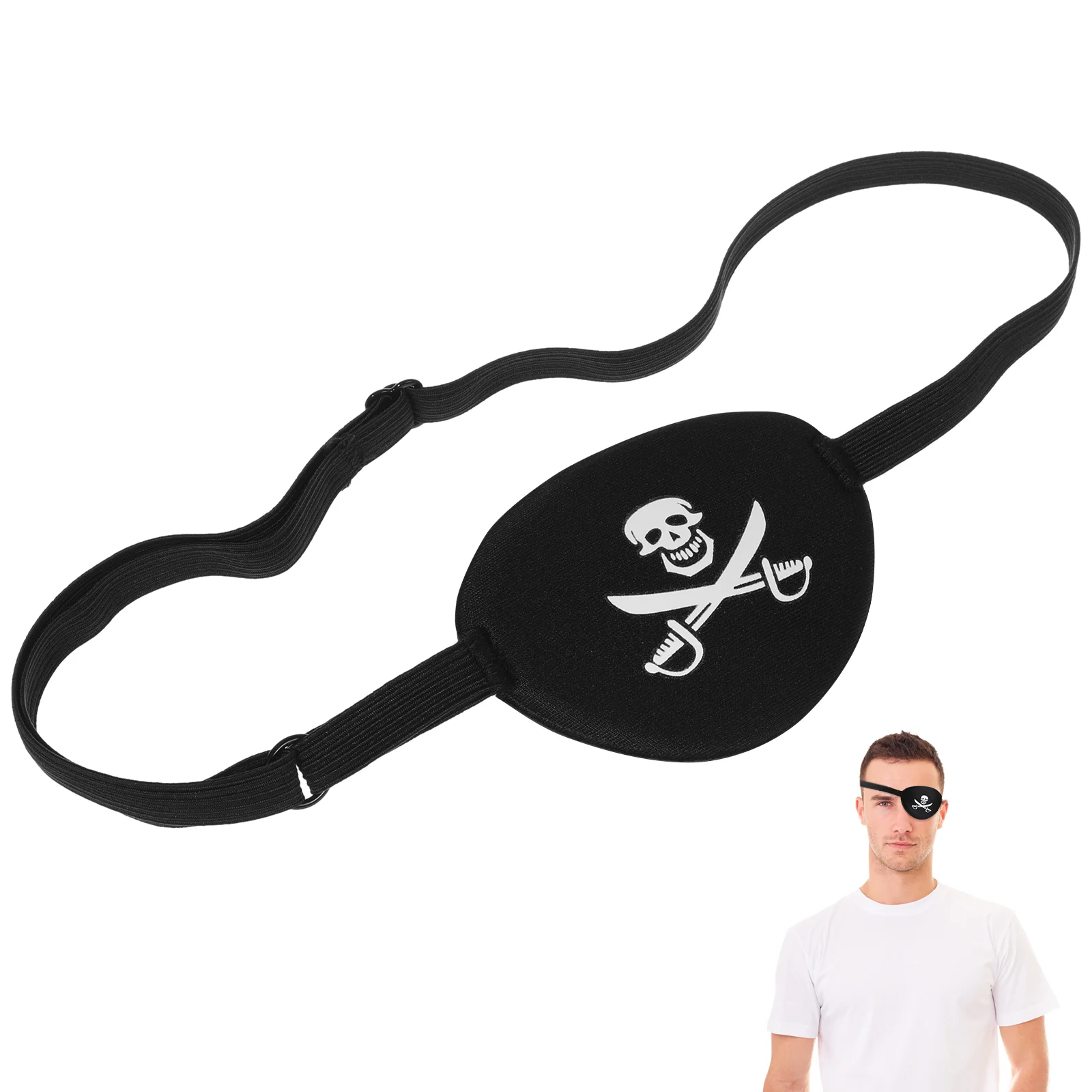 

Beavorty Halloween Costumes Eye Patch Pirate Eye Patches One Eye Skull Patches Silk Pirate Captain Eye Masks Amblyopia