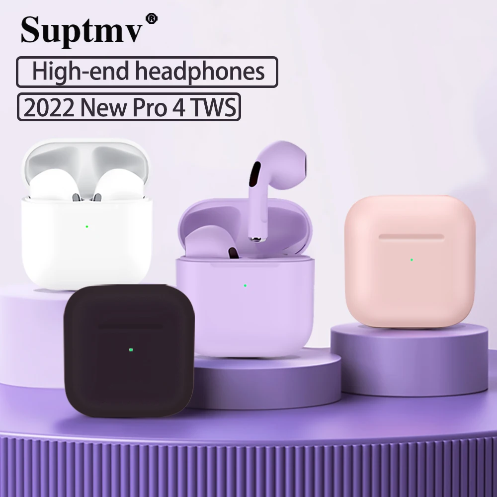 

Pro4 Bluetooth Earphones Wireless Headphones Mini Waterproof Sports Earplug Hifi Music Headset TWS For Xiaomi Huawei Redmi Phone